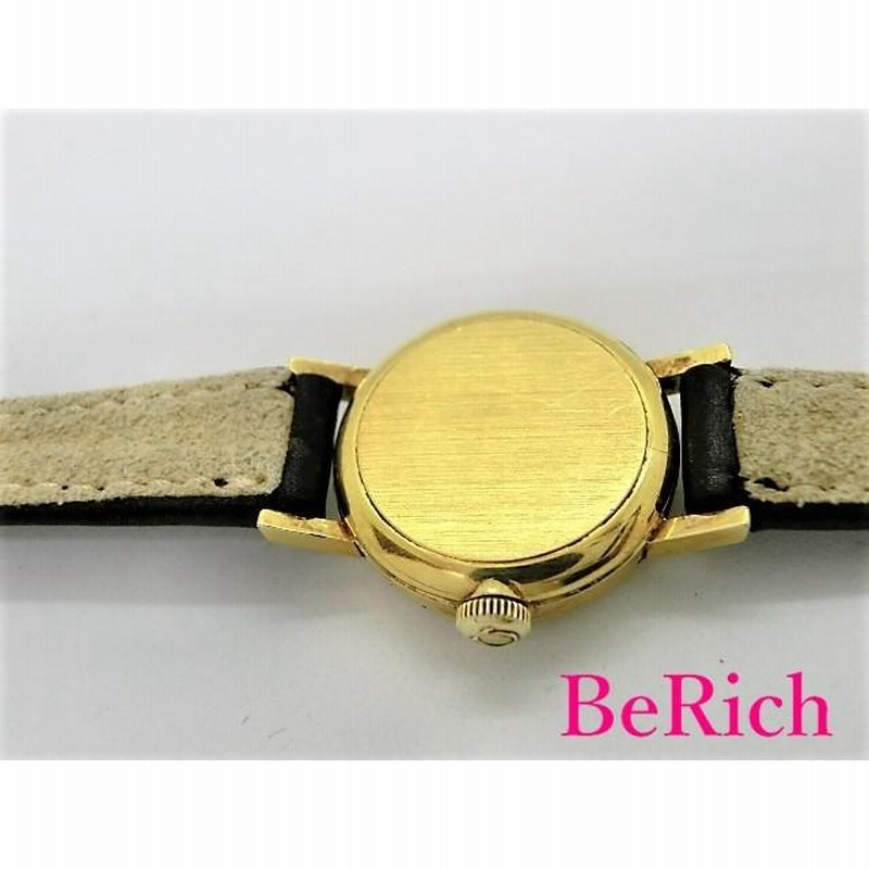 OH済】OMEGA オメガ デビル カットガラス ゴールド手巻