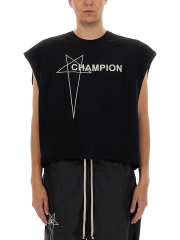 champion x rick owens micro tatlin t-shirt