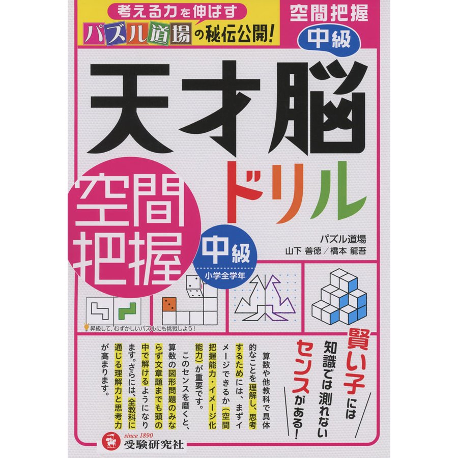 天才脳ドリル 空間把握 中級 小学全学年向け 思考力トレーニング
