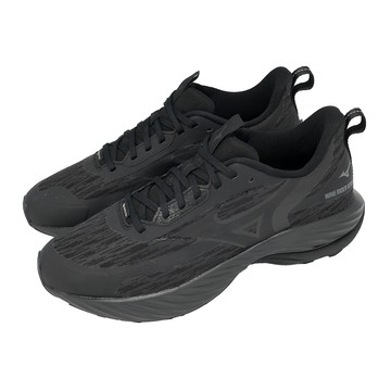 [ACS] Mizuno 美津濃 慢跑鞋 Wave Rider GTX 3 超寬楦 男鞋 黑 防水 運動鞋 J1GC2580-52