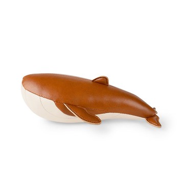 【紙鎮】鯨魚 Whale Wave 皮革動物擺飾 | 入厝禮物 生日禮物