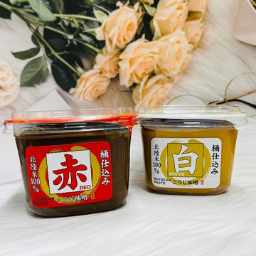 日本味噌 MISO 系列~日本 山元釀造 桶仕 赤味噌/白味噌 500g｜全店$199免運