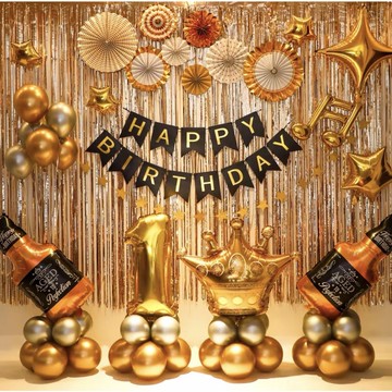 🌸可娜的夢想角落🌸[現貨]挑戰最低價 【豪華紙扇花系列套餐組】 生日派對佈置 派對氣球 寶寶周歲慶祝 鋁箔氣球