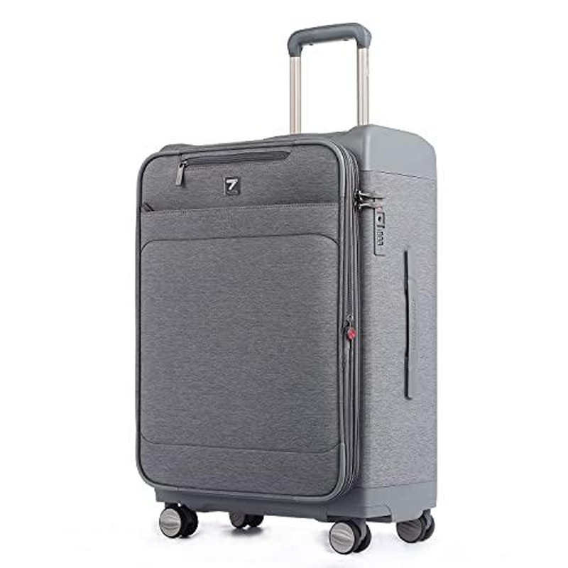 Uniwalker] 軽量 スーツケース 容量拡張可能 防水加工 ソフト キャリー ...