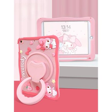 兒童卡通360旋轉iPad Air2保護套mini6平板殼pro11帶筆槽10十代9適用蘋果air5硅膠套3迷你4防摔2022新款7軟殼