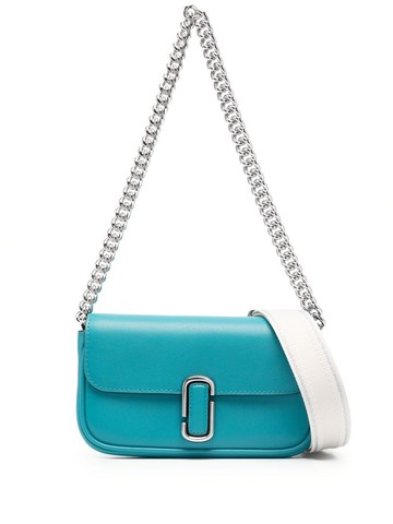 Marc Jacobs - The J Marc mini shoulder bag - women - Calf Leather/Fabric - One Size - Blue
