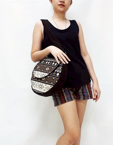 手工包單肩包棉包 編織包 女士單肩包