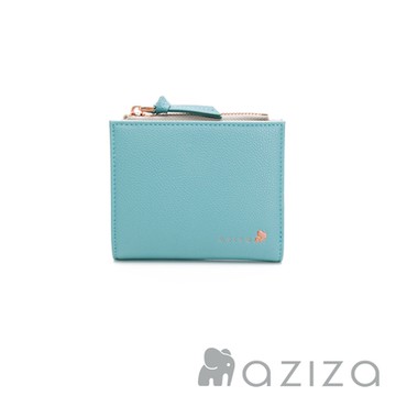 aziza MUZI簡式短夾 松石綠