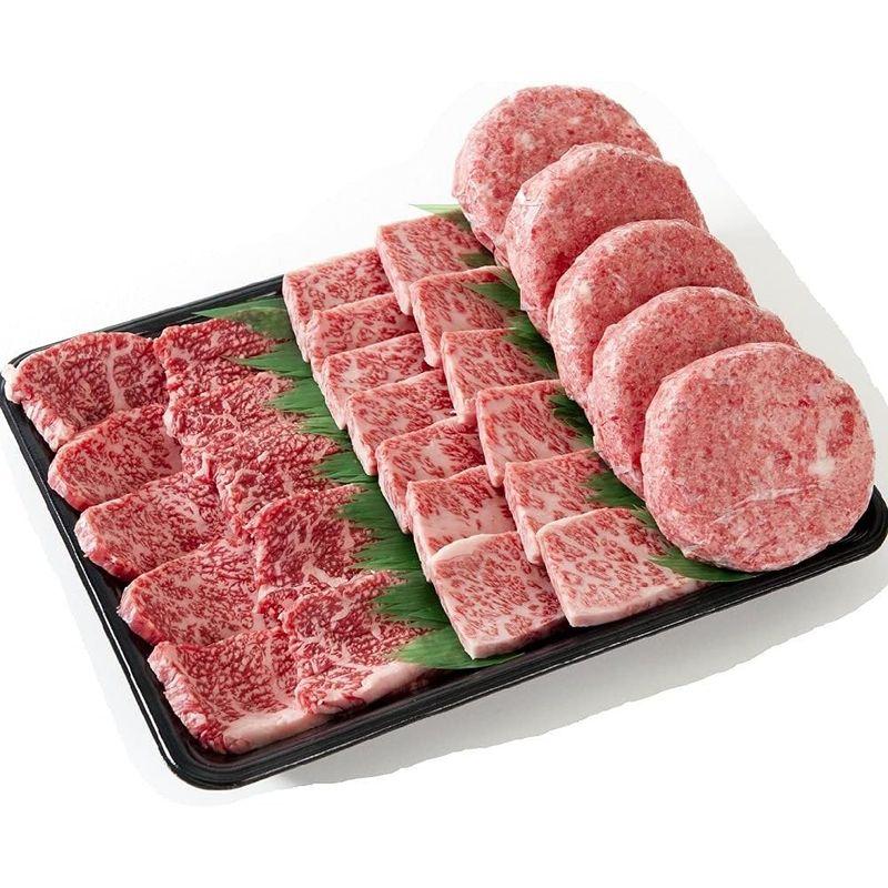 お肉 ギフト 沖縄県産和牛 石垣牛三昧セット《贈答用化粧箱入り》ロース、カルビ250ｇ 石垣牛ハンバーグ100ｇ×5個 通販