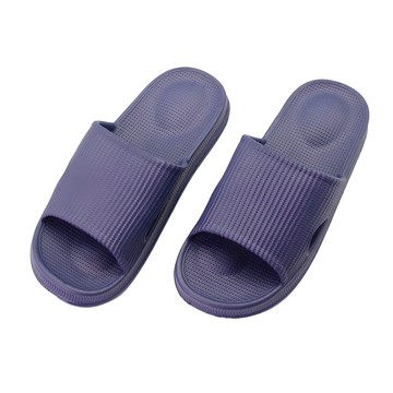 XUZU 舒筑 悠活緩壓室外拖鞋 多點立體按摩球設計 超Q彈 EVA一體成型 防水好清潔 更耐穿 輕盈無負擔 防滑耐磨鞋底  深藍色  25.5cm