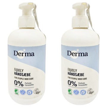 Derma 保濕洗手露 0%香料色素  250ml  2瓶