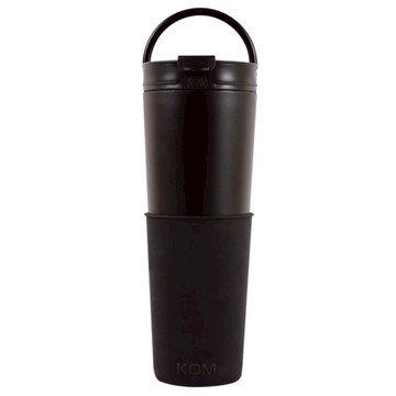 KOM 直飲兩用水水保溫杯  1個  750ml  芝麻黑