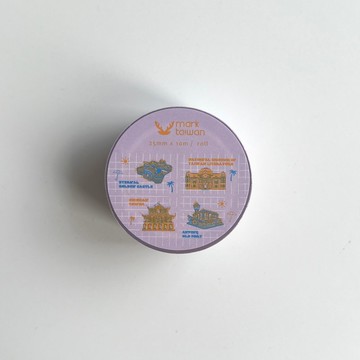 【mark taiwan】25mm和紙膠帶-臺南建築