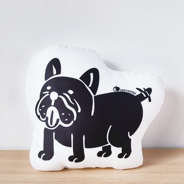 法鬥黑嚕嚕抱枕 公益 浪浪 捐款 愛心商品預購