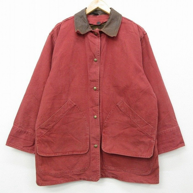 90s 古着 ウールリッチ フェイクレザー コート アースカラー コーデュロイ
