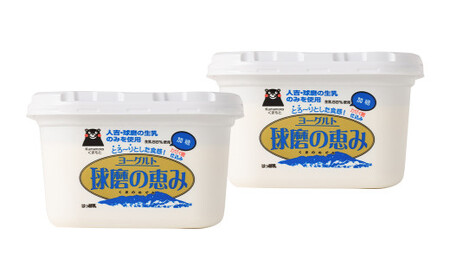 球磨の恵みヨーグルト 加糖 1kg×2パック  合計2kg