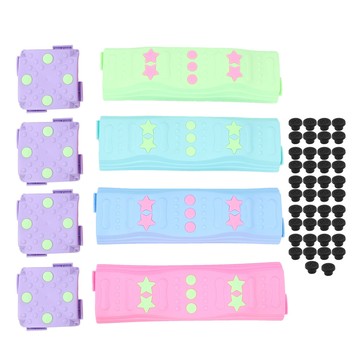 【waroom01】兒童平衡木墊腳石障礙課程彎曲積木訓練玩具