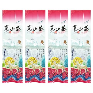 喝茶閒閒 優選 1組 150g*4包  台灣高山茶 金萱茶葉 半熟茶葉