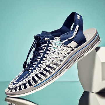 男士涼鞋男款夏季2025年新款潮運動沙灘開車羅馬編織拖鞋男式外穿