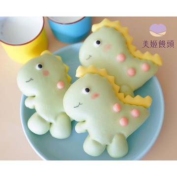 美姬饅頭 - 恐龍來了鮮乳造型饅頭-6入-30g/顆