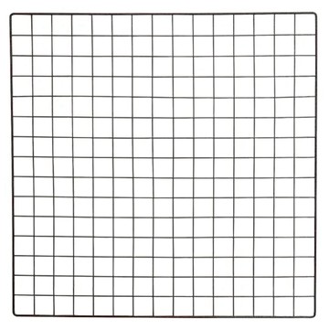 小美紀 60x60鐵網片(正方形) 163H  1個  黑色