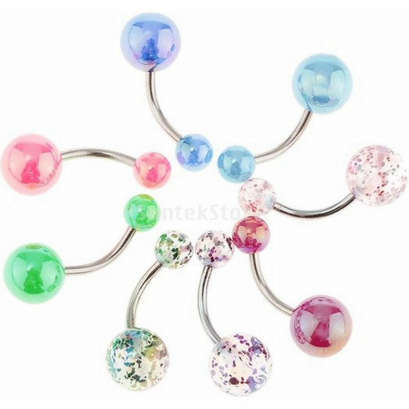 全2種類 ボディピアス カラフル 臍リング ヘソピアス バナナバーベル 軟骨ピアス 人気 ギフト マルチカラー 2 通販 Lineポイント最大0 5 Get Lineショッピング