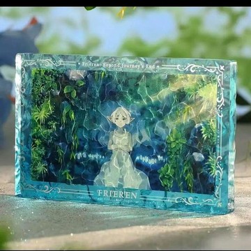🌞包包優選寶藏品🌟🌟葬送芙莉蓮周邊高顏值流麻美爾流沙麻將亞克力卡磚動漫擺件送朋友🌞