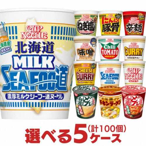 カップヌードル タテ型 カップラーメン 選べる合計５ケース（計100個）セット 日清食品