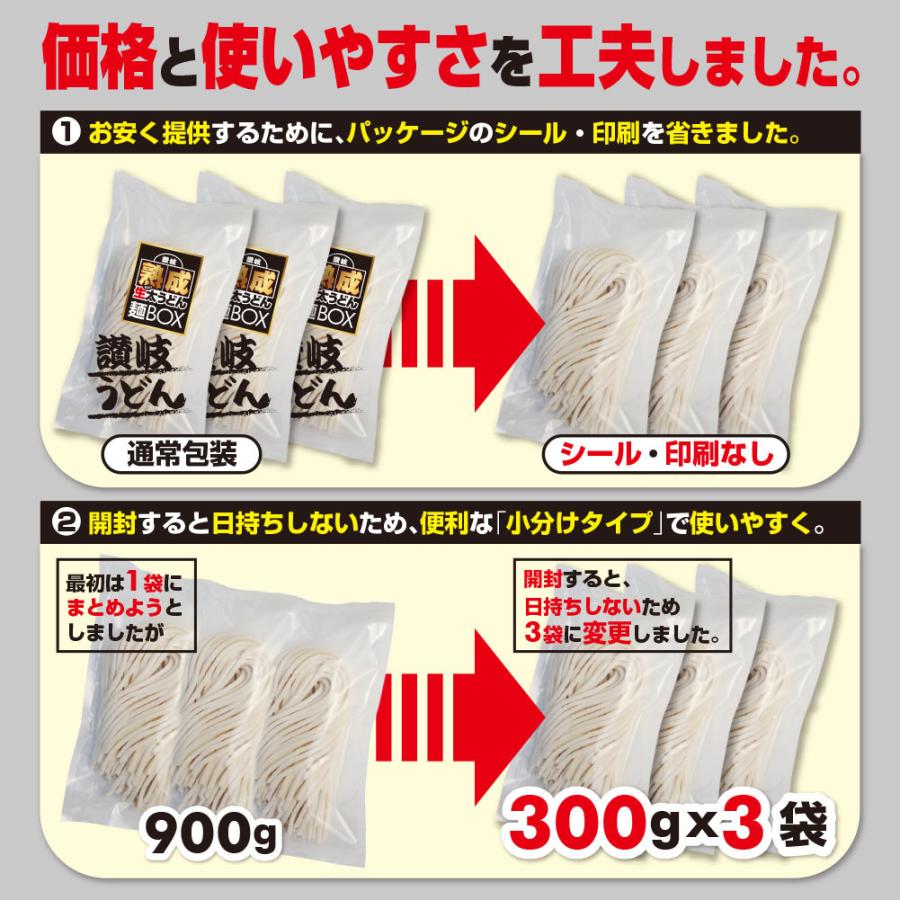 熟成 ちょい 生太 讃岐うどん ドーンと 9食 便利な個包装 300g×3袋 送料無料 最安値 挑戦 得トクセール 特産品 