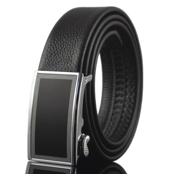 男女鋸齒商務休閑內穿真皮自動扣