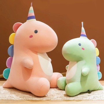 可愛恐龍公仔布娃娃毛絨玩具抱枕小號安撫玩偶兒童禮物女生布偶