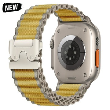 尼龍錶帶兼容 Apple Watch Ultra 3 2 49mm 11 10 42mm 46mm 45mm 41 44