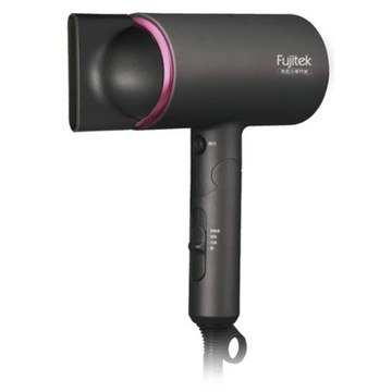 Fujitek 富士電通 負氧離子旋風渦流吹風機  FTB-HD100  灰黑色