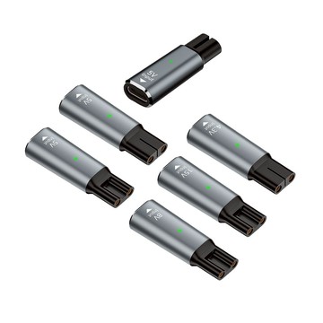 【ibits】MDD 飛利浦刮鬍刀充電轉接頭 Type-C接口 理髮器充電轉換器 鋁合金 指示燈 即插即用