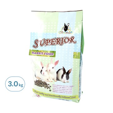 Pet Village 魔法村 特級機能兔子主食  均勻綜合纖維 營養豐富 提升免疫 改善尿臭 含Omega3和6 柔順兔毛  3kg  1袋