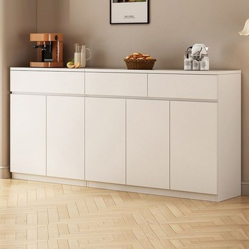 免運/公司貨 餐邊櫃 原木餐邊櫃 奶油風餐邊柜靠墻立柜實木櫥柜斗柜儲物柜收納柜帶抽屜茶水柜客廳 可開發票 全館五折 工廠現貨直銷 新品特價 z10302