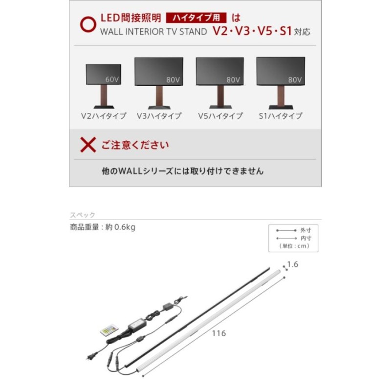 北海道・沖縄・離島配送不可 代引不可 WALLインテリアテレビスタンドV3