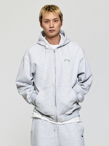 Cotton Polyester Regular Fit Hoodie [Melange Grey]