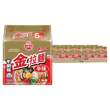 OTTOGI 不倒翁 金拉麵 辛辣 120g  40包