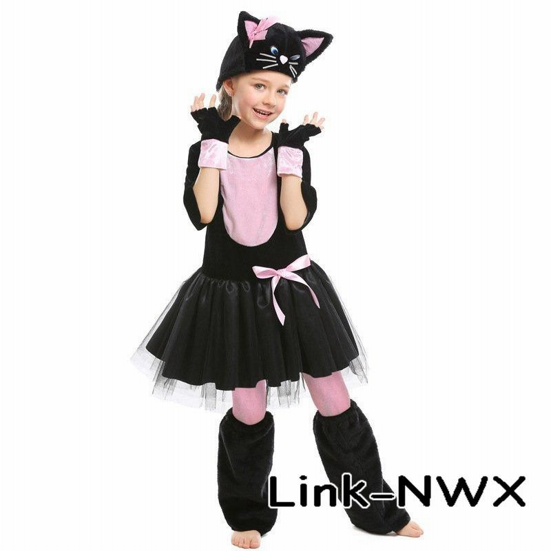 女の子 男の子 子供ハロウィン衣装子供 猫 黒猫 ウィッチ キッズ