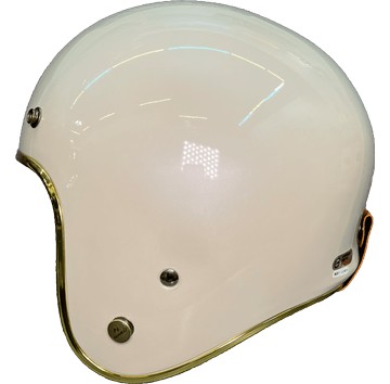 nikko n401 復古青年新色調 素色 山梔白 半罩 安全帽 復古帽