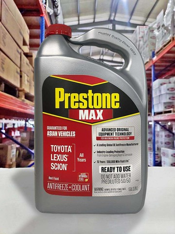 【4%點數】『油工廠』PRESTONE  MAX 50% 水箱精 免加水 長效 防凍 防鏽 日系車 紅色  AF6210【樂天APP下單限定】
