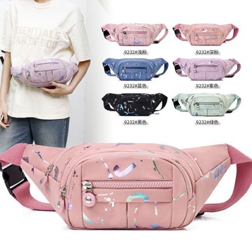 大容量防水工作運動手機腰包女2024新款跑步時尚百搭挎包收錢包潮