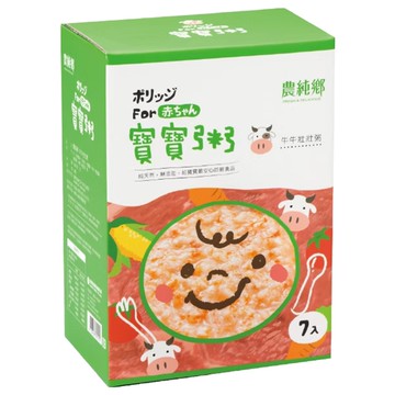農純鄉 牛牛壯壯粥 6個月以上 7包  1.05kg  1盒