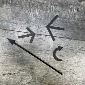 壓克力箭頭標示牌 指示牌 辦公大樓 商業空間