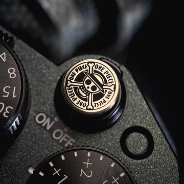 海賊王精雕黃銅相機快門按鈕, 螺紋快門帽, 適用富士徠卡尼康佳能