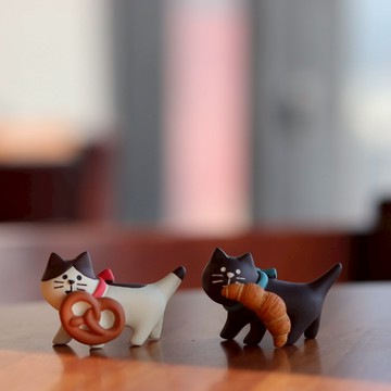 【Yourtableware】日本 Decole Concombre 貓咪 麵包系列擺飾 辦公療癒小物 生日禮物