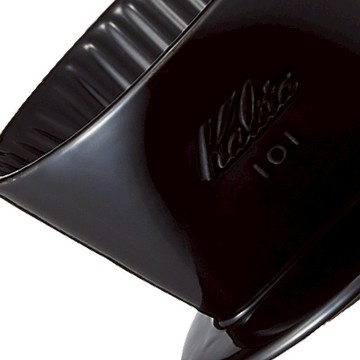 【日本】Kalita│101系列 傳統陶製三孔濾杯 (時尚黑)