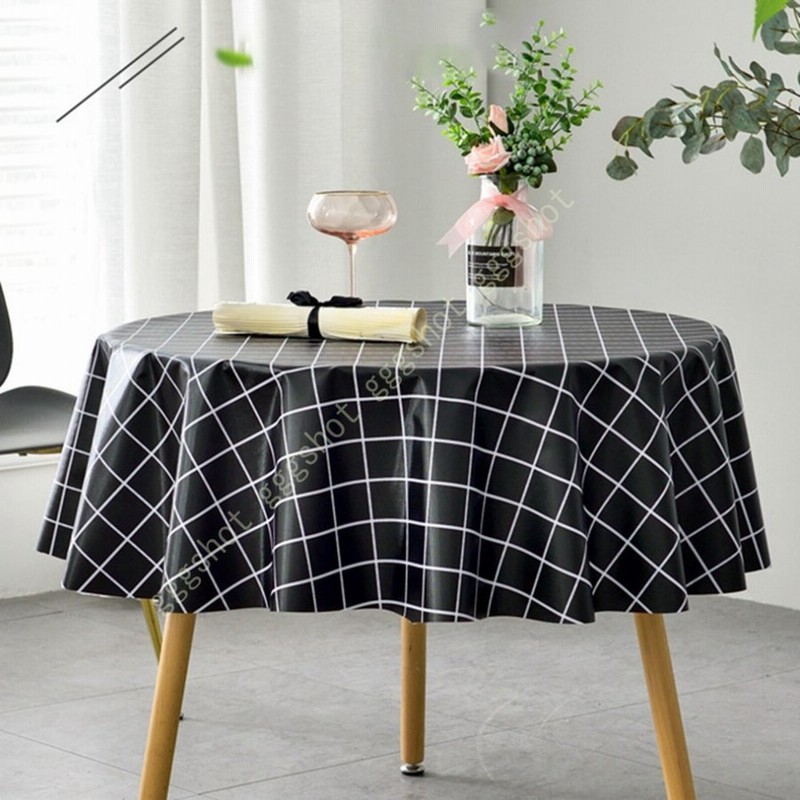 テーブルクロス 格子 おしゃれ Pvc 北欧 撥水 かわいい 高級感 滑りにくい 撥水加工 チェック 汚れ防止 家庭用 業務用 シンプル モノトーン リビング 通販 Lineポイント最大0 5 Get Lineショッピング