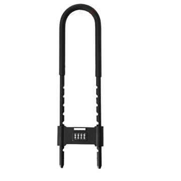 密碼鎖 【42cm】玻璃門密碼鎖防水防銹掛鎖u形鎖門鎖家用加長密碼防盜鎖U型鎖/鎖頭